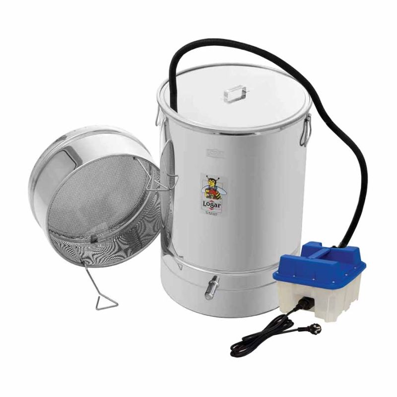 Petit fondoir à cire Logar et désinfecteur avec générateur de vapeur