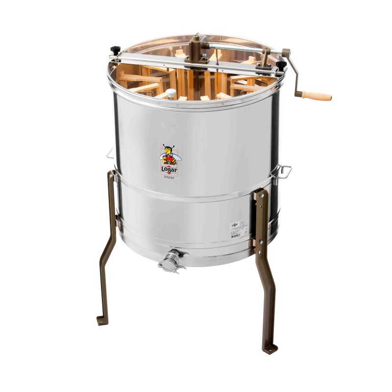 Essoreuse radiale Logar 12/8 cadres, cuve 63 cm, entraînement manuel, cadres 24 x 48 cm