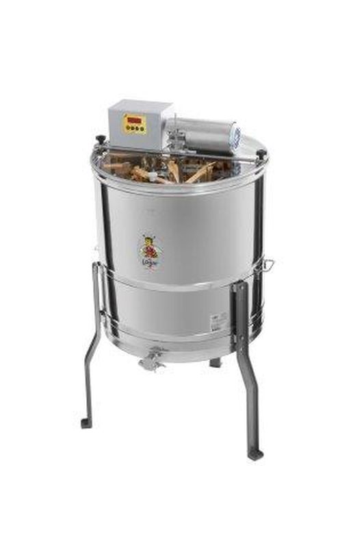 Extracteur radial Logar 12/8 cadres, cuve 63 cm, entraînement entièrement automatique, moteur 110 W, cadres 24 x 48 cm