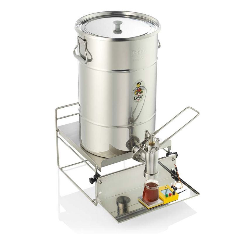 Set Remplisseuse à miel Logar avec robinet anti-goutte – Art. n° 7292