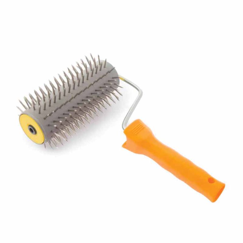 Rouleau décapeur à aiguilles en acier inoxydable