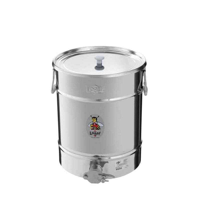 Récipient de remplissage Logar 35 kg avec fond incliné et couvercle à poser