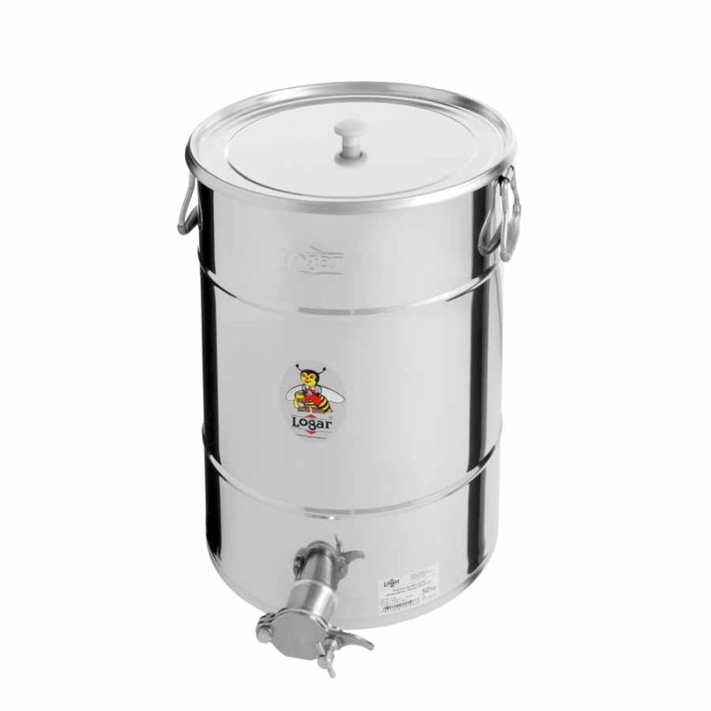 Récipient de remplissage Logar 50 kg avec robinet à miel