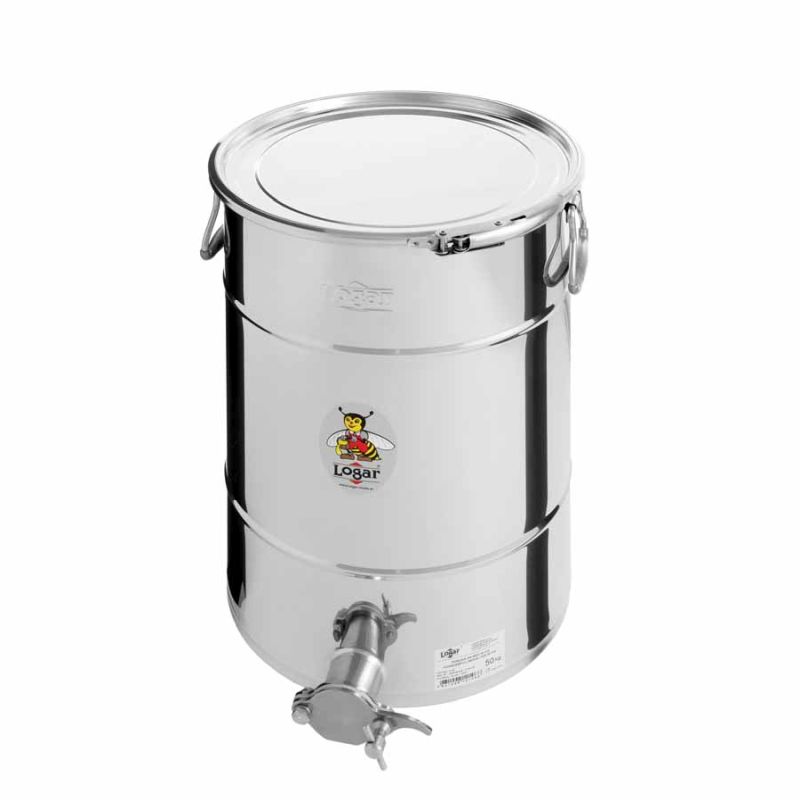 Réservoir de mise en bouteille Logar 50 kg avec collier de serrage et joint